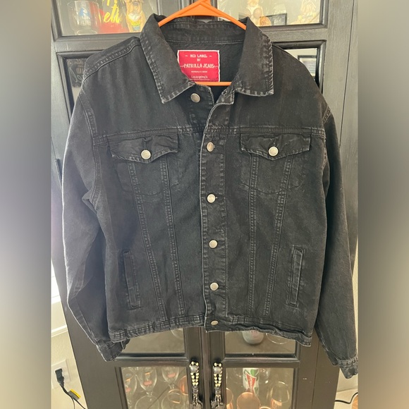 One of a kind, unisex, large, oversize style, Bob Marley denim jacket - Picture 2 of 7